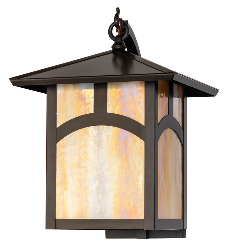 Meyda Tiffany 84761 One Light Wall Sconce, Craftsman Brown