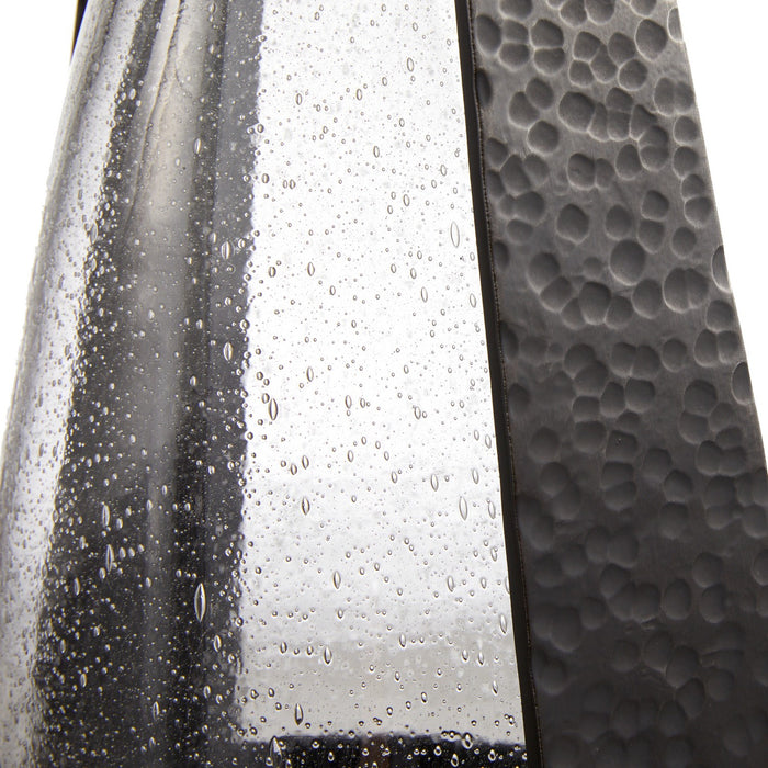 Arteriors ACI04 Hurricanes, Set of 2, Clear/Blackened Iron