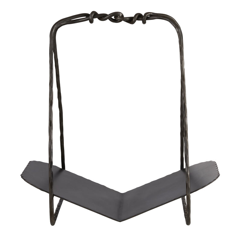 Arteriors AFI06 Log Holder, Blackened Iron/Blackened Iron