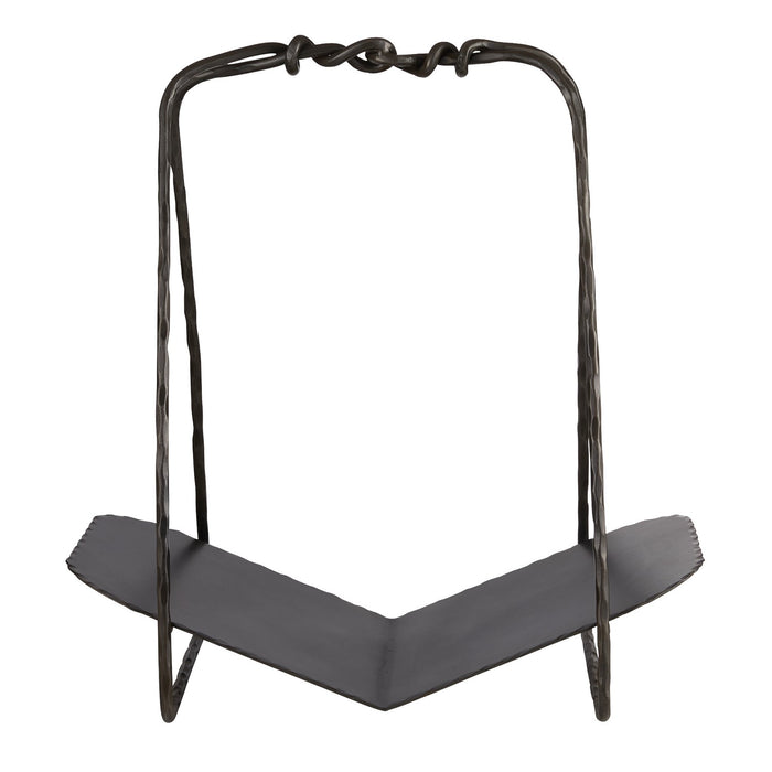 Arteriors AFI06 Log Holder, Blackened Iron/Blackened Iron