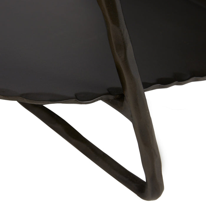 Arteriors AFI06 Log Holder, Blackened Iron/Blackened Iron
