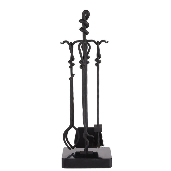 Arteriors AFI07 Fireplace Toolset, Blackened Iron