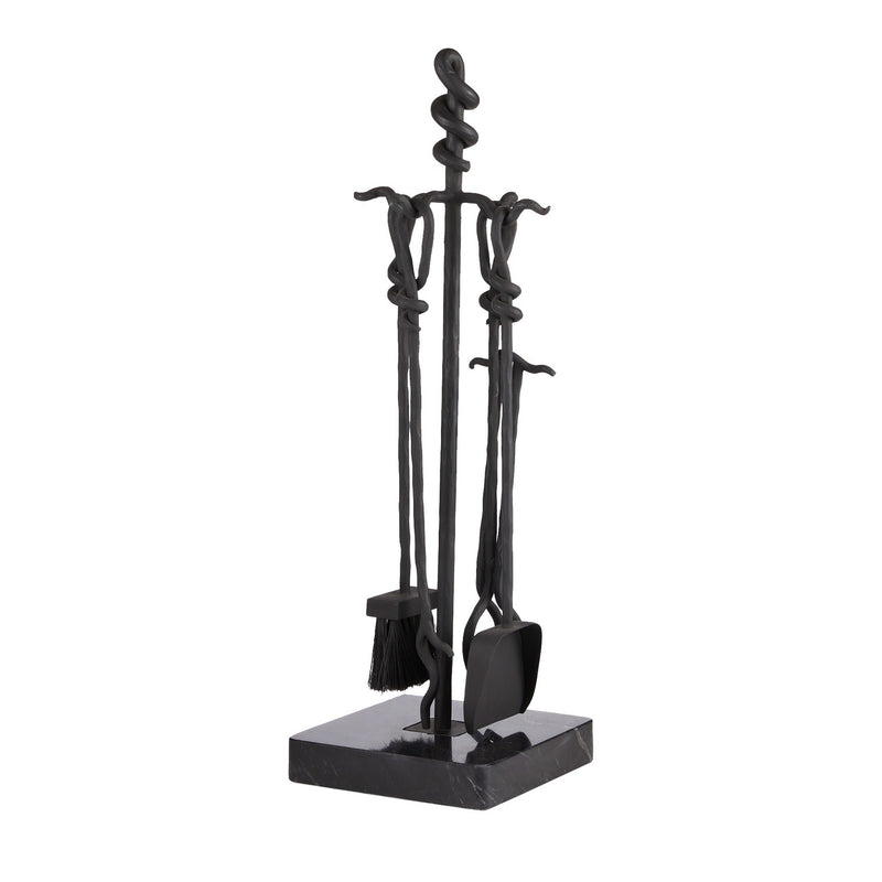 Arteriors AFI07 Fireplace Toolset, Blackened Iron
