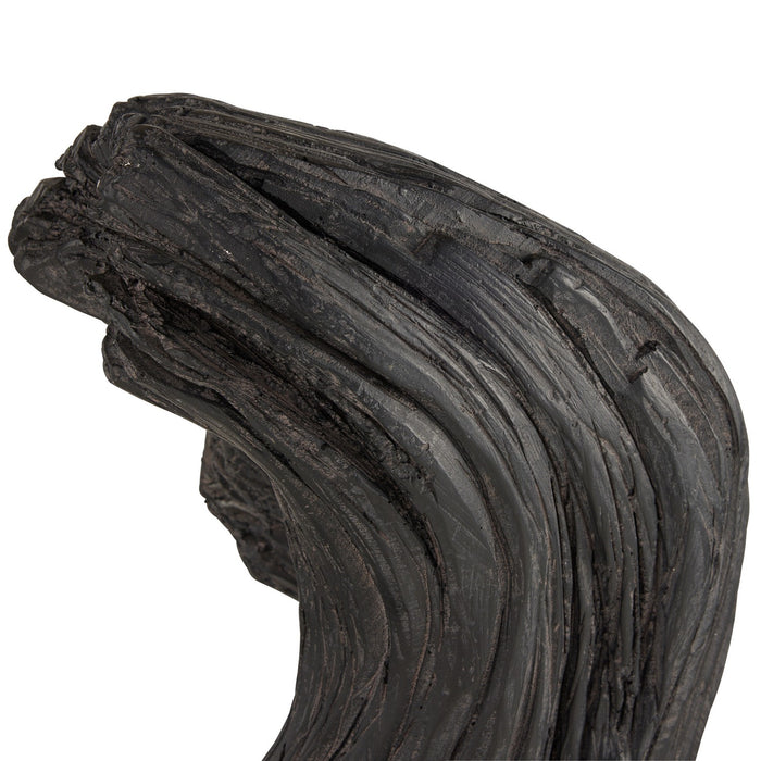 Arteriors ASC20 Sculpture, Ebony/Antique Brass/Clear