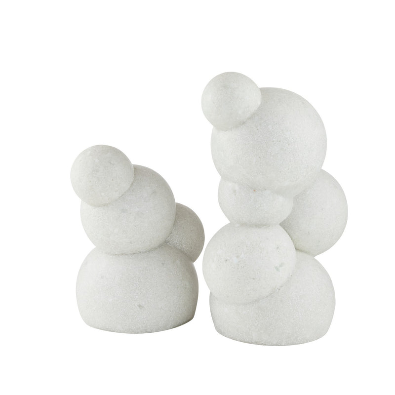 Arteriors ASC22 Sculptures, Set of 2, Ivory