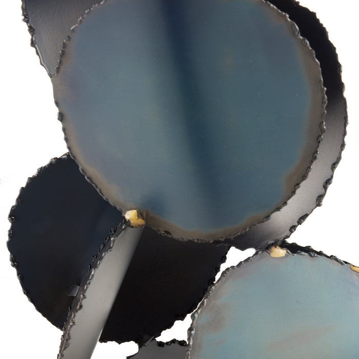 Arteriors ASI05 Sculpture, Burnt Iron/White