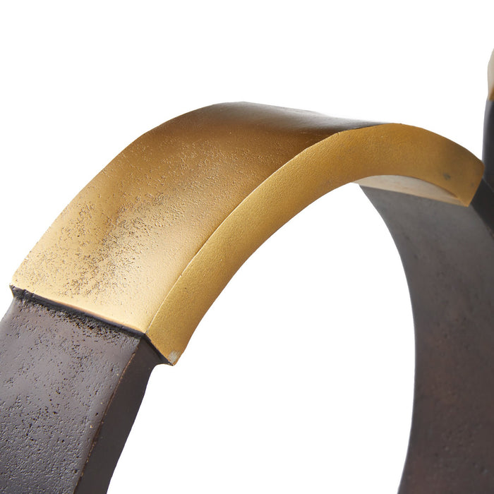 Arteriors ASI07 Sculptures, Set of 2, Antique Brass/Bronze