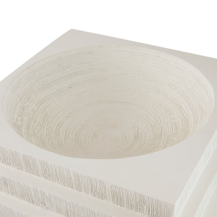 Arteriors ATC06 Centerpiece, Matte White