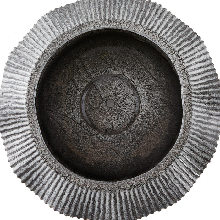Arteriors ATC08 Planter, Platinum Crackle/Clear