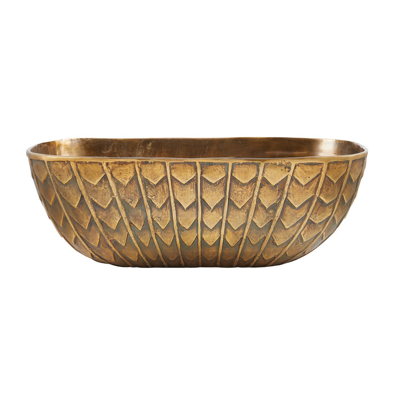 Arteriors ATI03 Centerpiece, Antique Brass