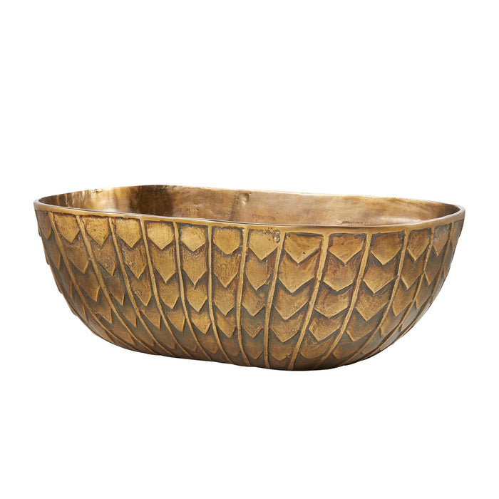 Arteriors ATI03 Centerpiece, Antique Brass