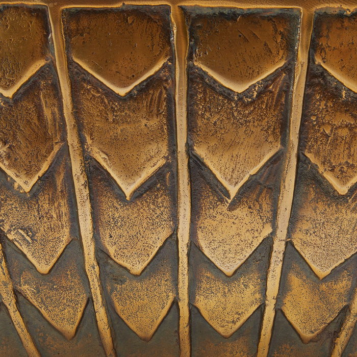 Arteriors ATI03 Centerpiece, Antique Brass