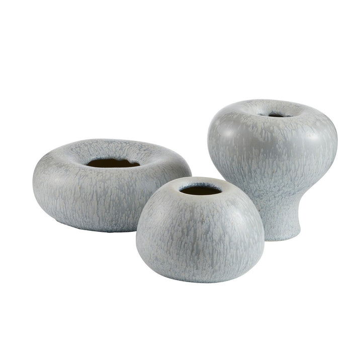 Arteriors AVC12 Vases, Set of 3, Icy Morn