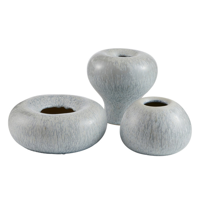 Arteriors AVC12 Vases, Set of 3, Icy Morn