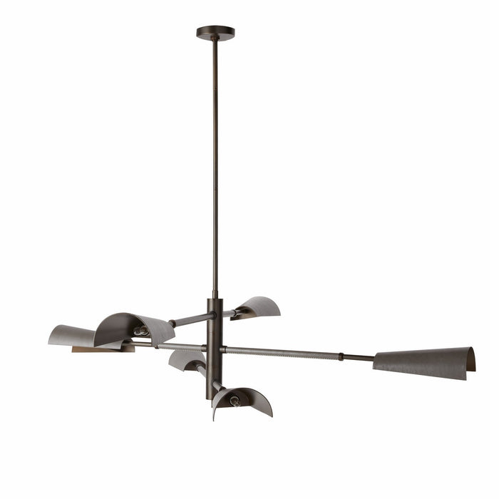 Arteriors DLC26 LED Chandelier, English Bronze/Graphite