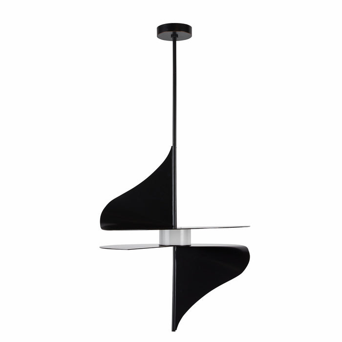 Arteriors DSC06 LED Pendant, English Bronze/Opal