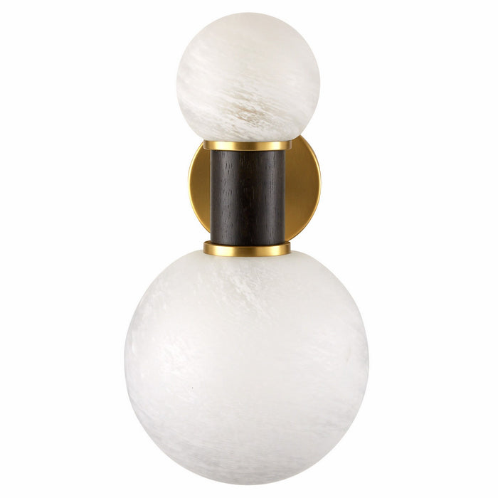 Arteriors DWC29 Two Light Wall Sconce, Opal Swirl/Gray Wash