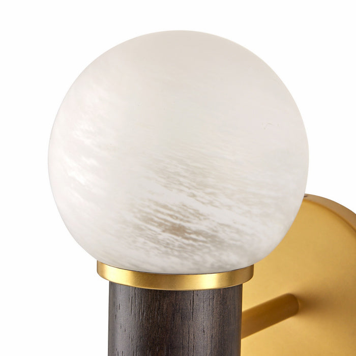 Arteriors DWC29 Two Light Wall Sconce, Opal Swirl/Gray Wash