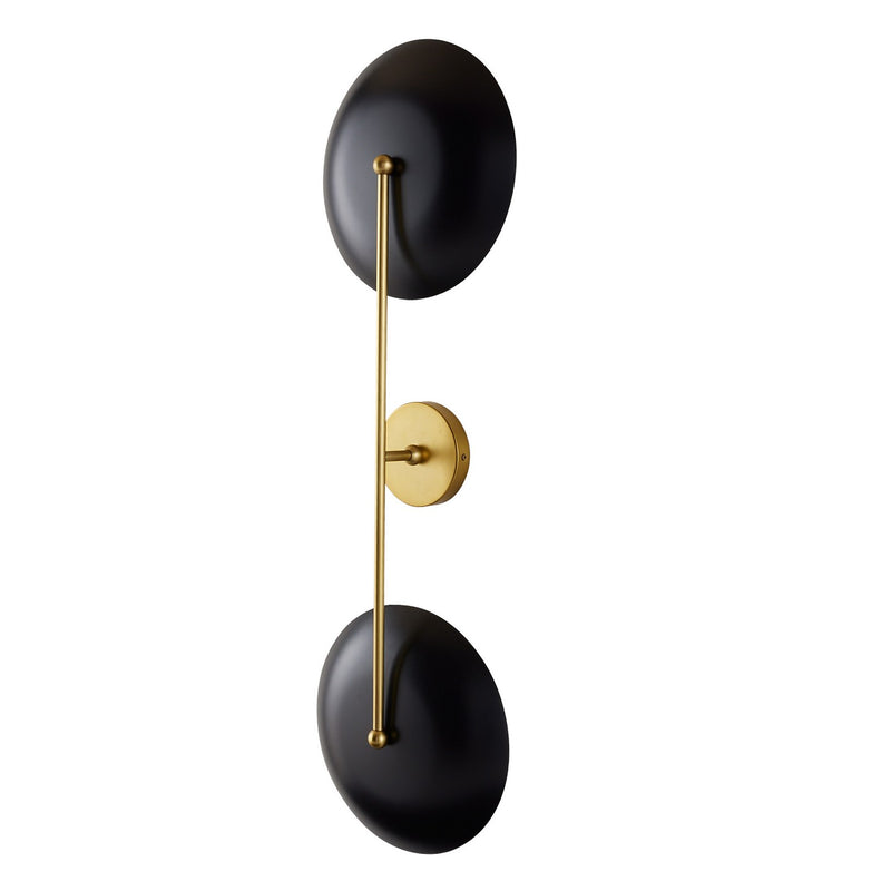 Arteriors DWC31 Two Light Wall Sconce, Antique Brass/Bronze
