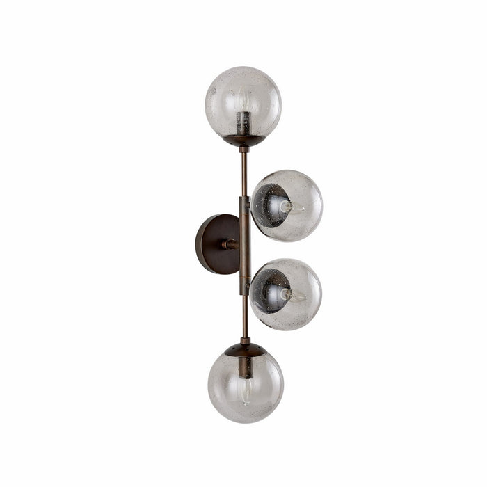Arteriors DWC35 Four Light Wall Sconce, Smoke/English Bronze