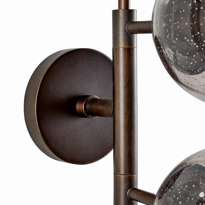 Arteriors DWC35 Four Light Wall Sconce, Smoke/English Bronze