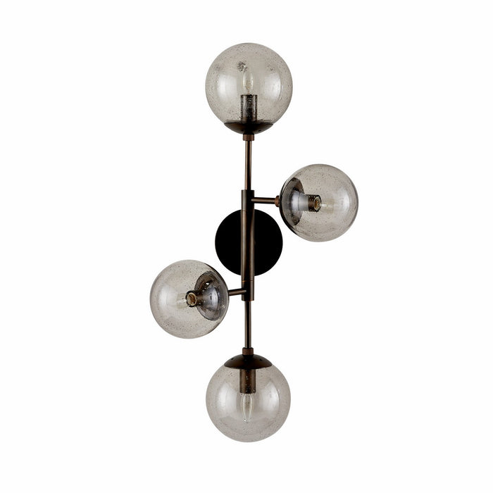 Arteriors DWC35 Four Light Wall Sconce, Smoke/English Bronze