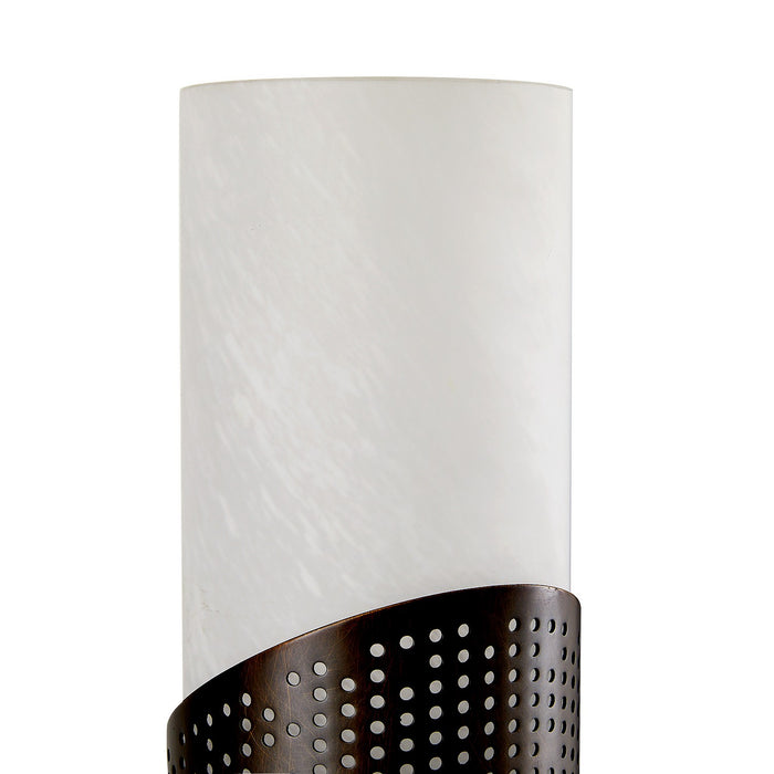 Arteriors DWC38 Two Light Wall Sconce, Matte Swirl/English Bronze