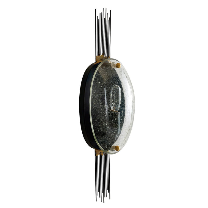 Arteriors DWI16 One Light Wall Sconce, Clear/Natural/Antique Brass