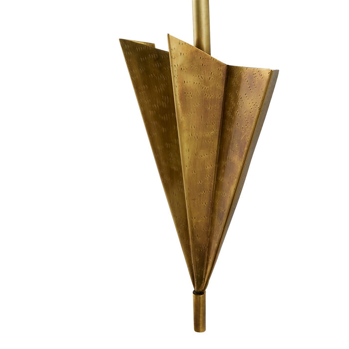 Arteriors DWI17 Two Light Wall Sconce, Antique Brass