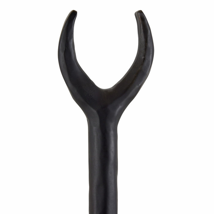 Arteriors DWI18 Two Light Wall Sconce, Blackened Iron/Frosted