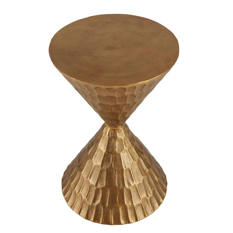 Arteriors FAI13 Accent Table, Antique Brass