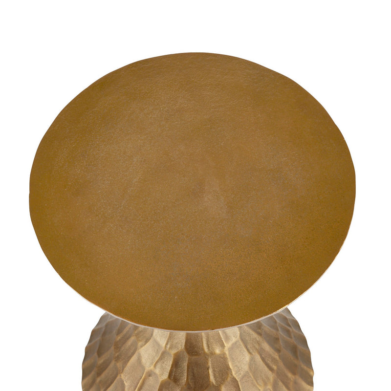 Arteriors FAI13 Accent Table, Antique Brass