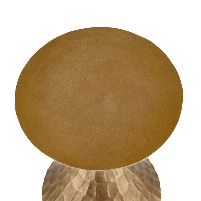 Arteriors FAI13 Accent Table, Antique Brass