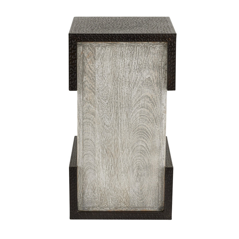 Arteriors FAI15 Accent Table, Bronze/Smoke