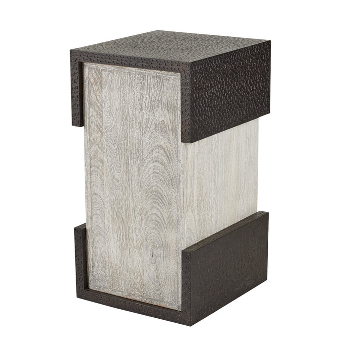 Arteriors FAI15 Accent Table, Bronze/Smoke