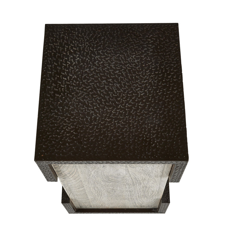 Arteriors FAI15 Accent Table, Bronze/Smoke