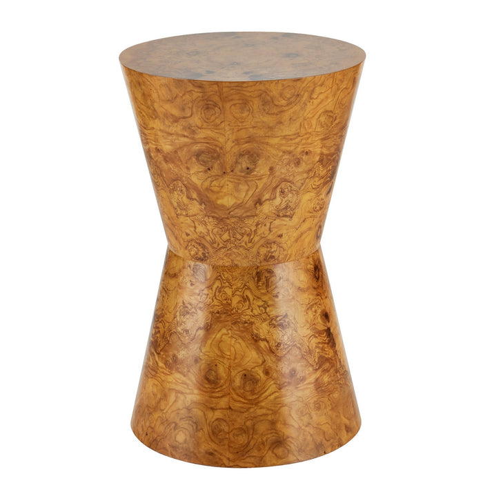 Arteriors FAS06 Accent Table, Blonde Burl