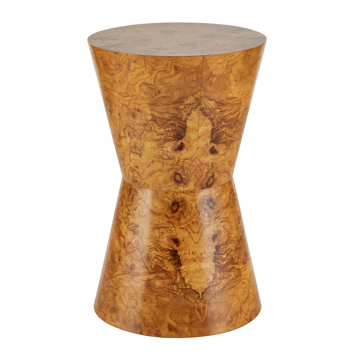 Arteriors FAS06 Accent Table, Blonde Burl