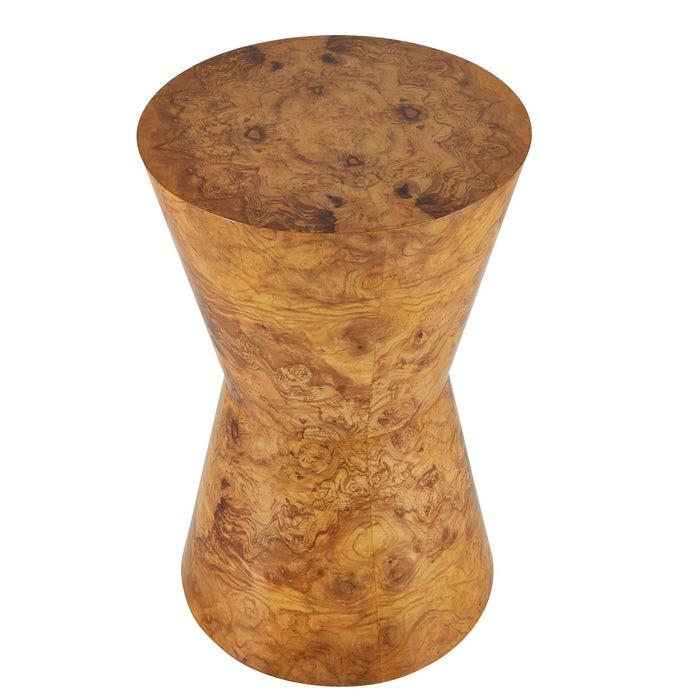 Arteriors FAS06 Accent Table, Blonde Burl