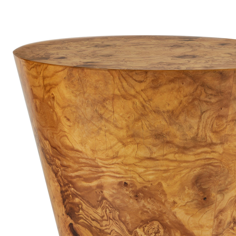 Arteriors FAS06 Accent Table, Blonde Burl