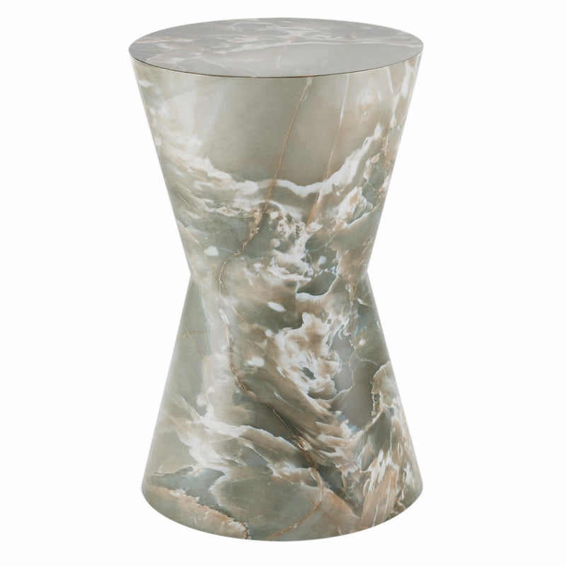Arteriors FAS07 Accent Table, Jade Faux Marble