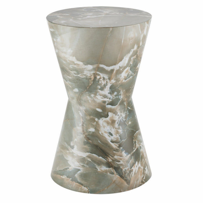 Arteriors FAS07 Accent Table, Jade Faux Marble