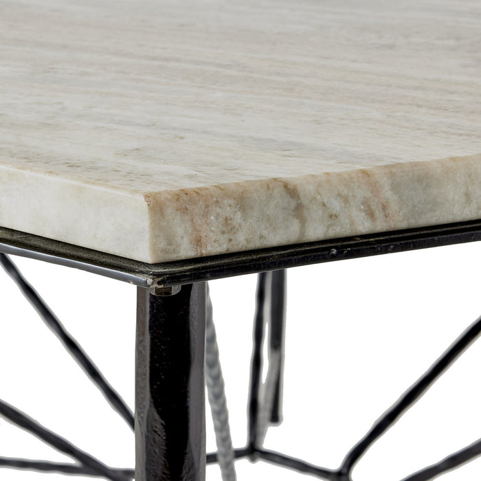 Arteriors FDI03 Dining Table, Toronto/Blackened Iron
