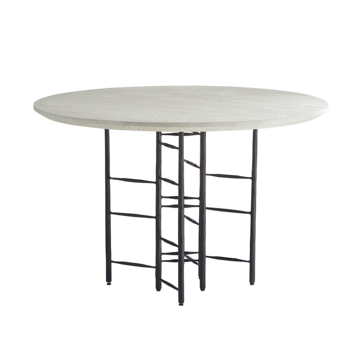 Arteriors FDI05 Entry Table, Smoke/Blackened Iron