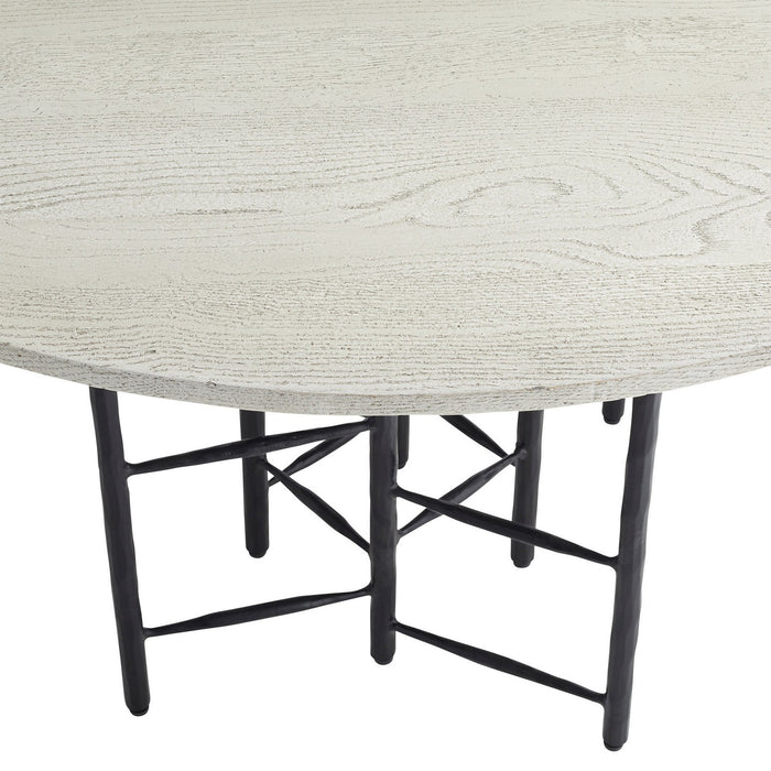 Arteriors FDI05 Entry Table, Smoke/Blackened Iron