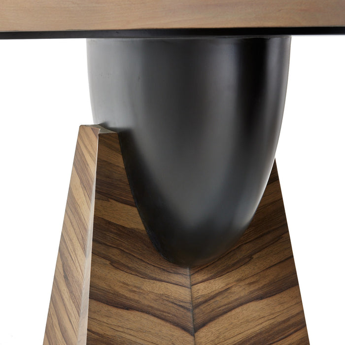 Arteriors FDS11 Entry Table, Chateau Gray/Matte Black