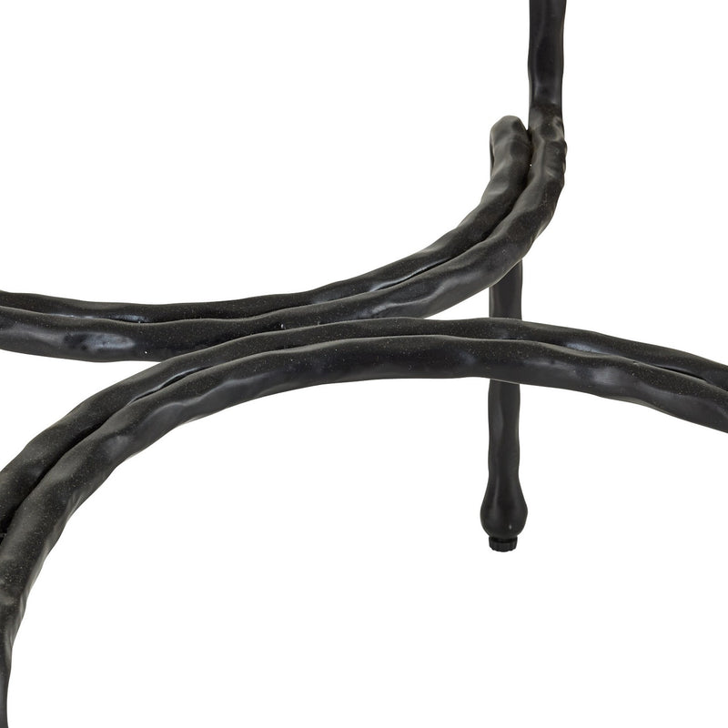 Arteriors FEI24 End Table, Toronto/Blackened Iron