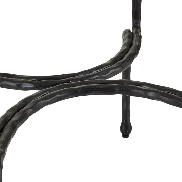 Arteriors FEI24 End Table, Toronto/Blackened Iron
