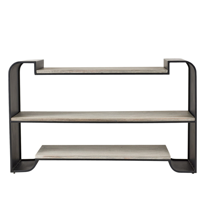 Arteriors FGI04 Bookshelf, Smoke/Blackened Bronze