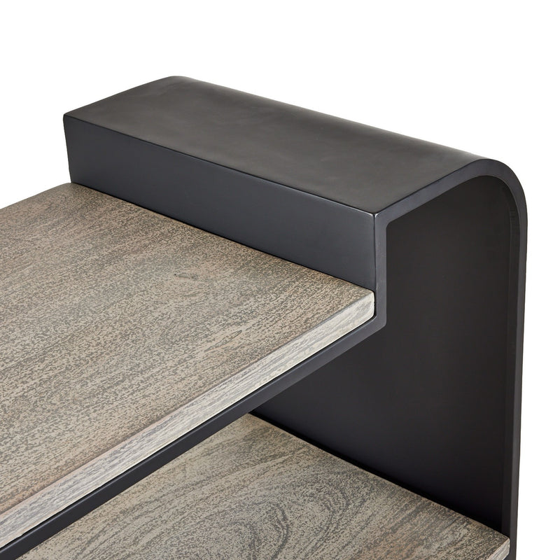 Arteriors FGI04 Bookshelf, Smoke/Blackened Bronze